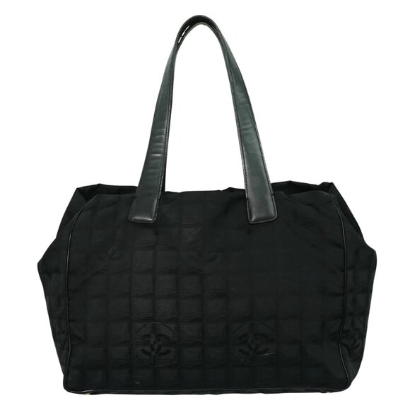 CHANEL New-Travel Nylon Tote Bag Black